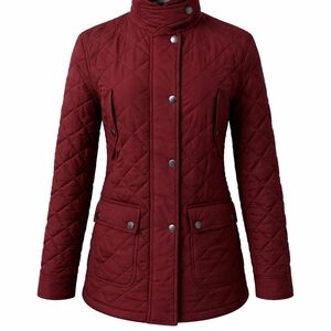 Ralph Lauren Women's Quilted Maroon Jacket
